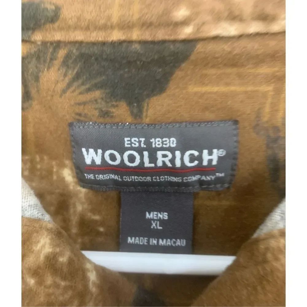 Vintage Deer Patterned Woolrich Flannel - Picture 5 of 7
